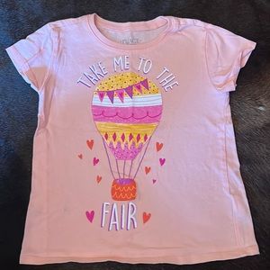 Coral take me to the fair t shirt. Size 5/6